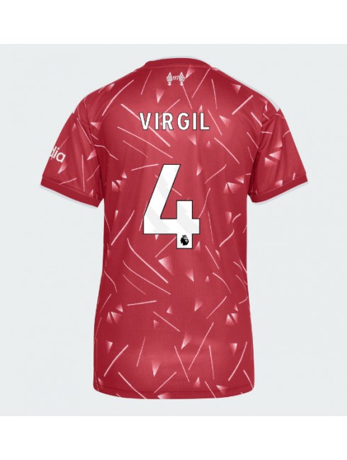 Liverpool Virgil van Dijk #4 Replika Hemmakläder Dam 2026-27 Kortärmad Liverpool Virgil van Dijk #4 Replika Hemmakläder Dam 2026-27 Kortärmad